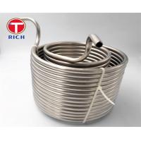 China 40L 9.52 X 0.6 Mm 304 Stainless Steel Coil For Beer Wort Chiller Cooling Coil factory