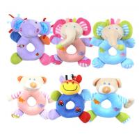 China Baby Animal Plush Toys Round Hand Ring Doll Toy Smooth And Soft factory