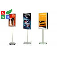 China Freestanding LED Poster Stand 594x841mm Portable Sign Stands factory