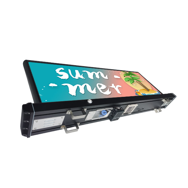 Quality SMD1921 Dust Against P2.5 Double-sided Taxi Roof LED Display Android 4G for sale