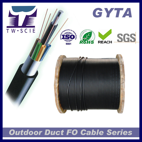 24 Core Aluminum GYTA Fiber Optic Cable for Duct Use