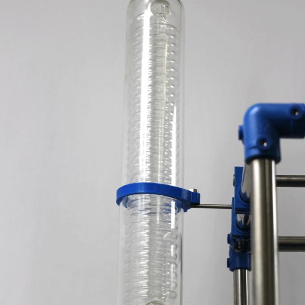 Quality High Borosilicate Glass Reactor Vessel , Single Layer Glass Reactor Double Walls for sale
