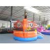 China 6x3m Mini Inflatable Bounce House Combo , Kids Outdoor Inflatable Pirate Ship factory