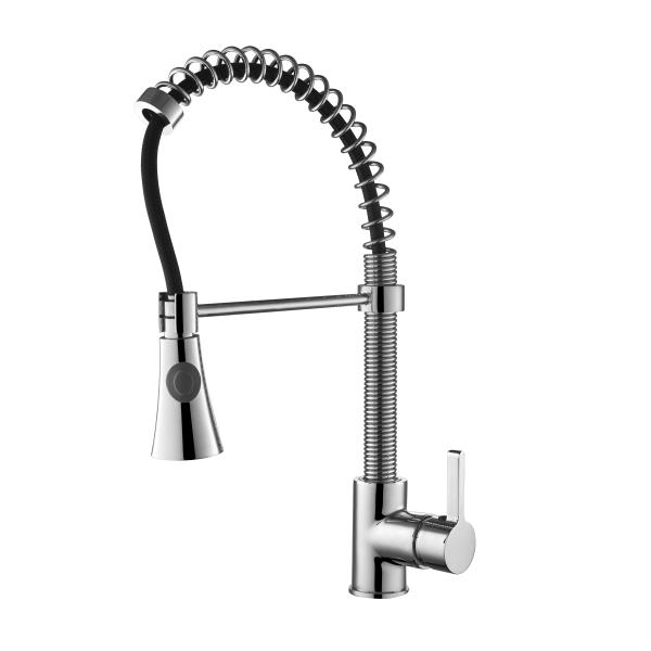 Quality Kitchen Sink Tap Flexible Kitchen Faucet Brass Material Polished for sale