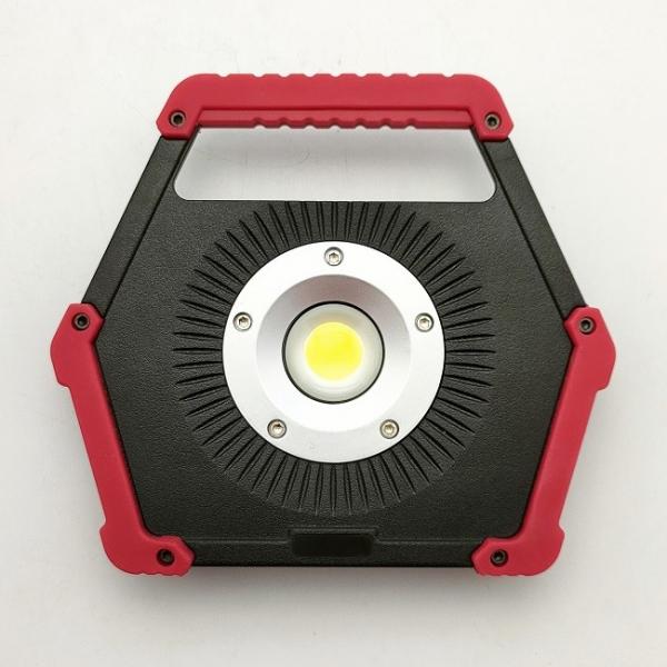 Quality 10W Rechargeable COB Waterproof Portable LED Work Light 17.3x3.5x15.6cm ABS Silicone for sale