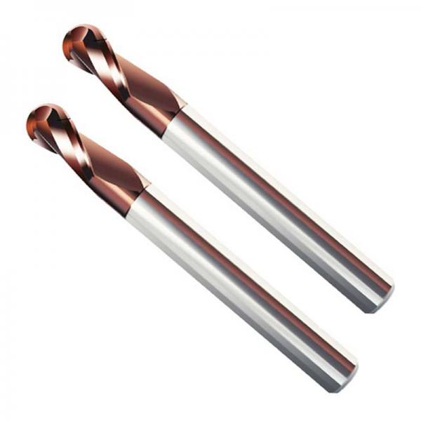 Quality Two Flutes Long Shank End Mills Solid Tungsten Carbide R5 SX For Steel for sale
