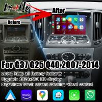 Quality Plug And Play Infiniti G37 G25 Q40 wireless carplay android auto module video for sale