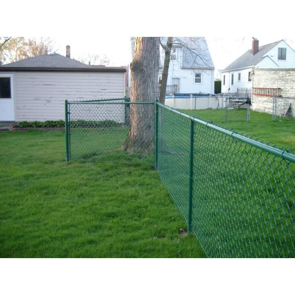 Quality 50ft Heavy Duty Galvanised Chain Link Fencing Wean Powder Coating for sale
