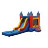 China Commercial Inflatable Bounce House Combo / Bounce House Wet Or Dry Combo factory