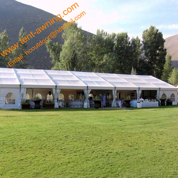 China Mobile Aluminum Marquee Wedding Party Tent Assembled Rainproof Event Tents for sale
