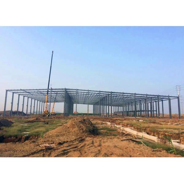 Quality Large Span PEB Steel Buildings / Pre Engineered Building Systems Construction for sale
