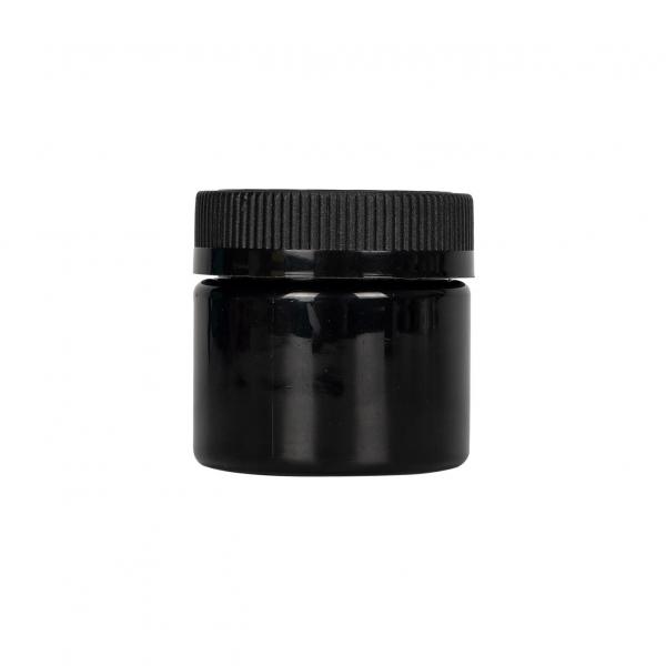 Quality 3oz Plastic Weed Jar Dispensary With Child Resistant Cap 3.5g for sale