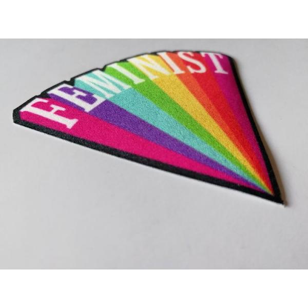 Quality Rainbow Color Dye Sublimation Patch Non Toxic Environment Friendly for sale