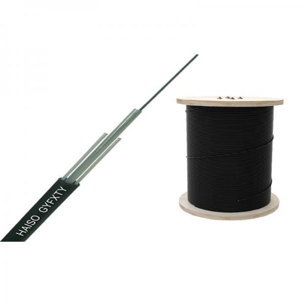 Quality Unit Tube GYFXTY PE Jacket G652D Outdoor Fiber Optic Cable for sale