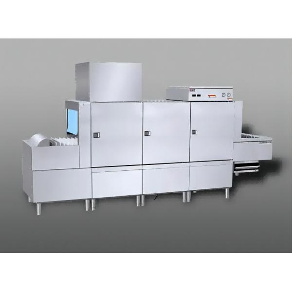 Quality 380V Large Commercial Dishwasher Flight Type Intelligent Touch Control for sale