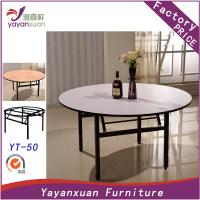 China Large Round Dining Table can Foldable With High Quality（YT-50) for sale