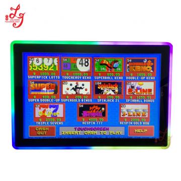 Quality 22 Inch PCAP Touch Screen For Gold Touch and POG 3M RS232 Gaming Monitor For for sale