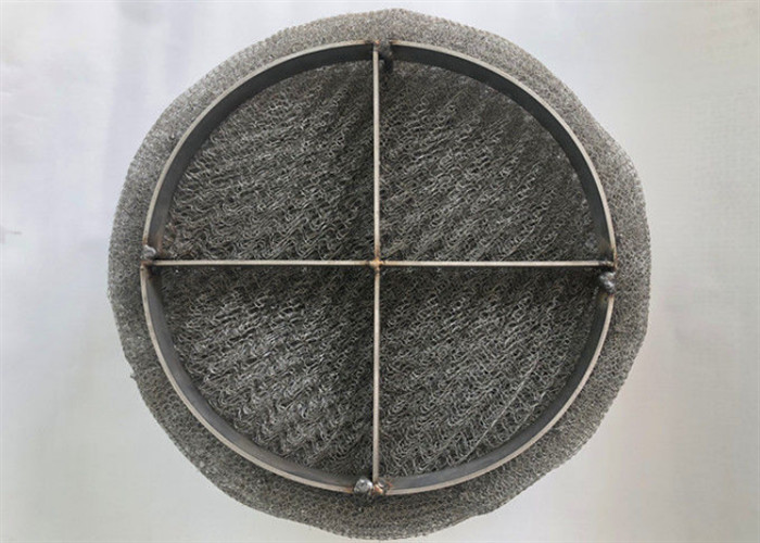 China Metallurgy Filter Wire Mesh Demister Pad Customized Sizes For Chemical Tower factory