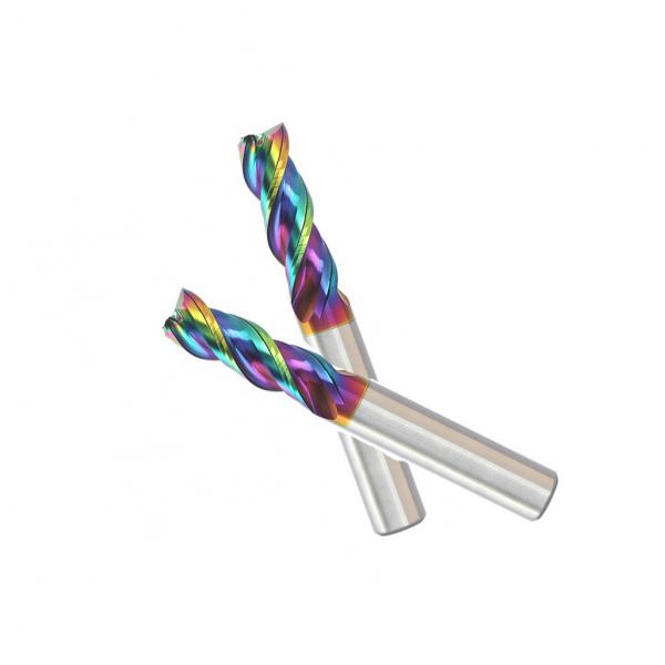 Quality Copper Electrode Long Flute End Mills 3 Flutes 8mm Square for sale