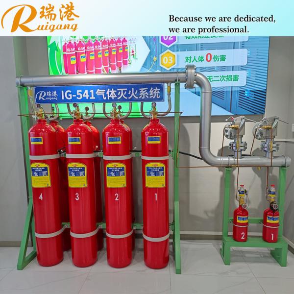 80L Steel Gas Cylinder Ig541 Gas Inert Gas Fire Fighting System from ...