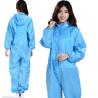 China Blue Disposable Protective Coveralls Non Toxic Dust Prevention OEM Available factory
