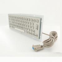Quality Dustproof IP65 IK07 Medical Stainless Steel Keyboard 300x110mm for sale