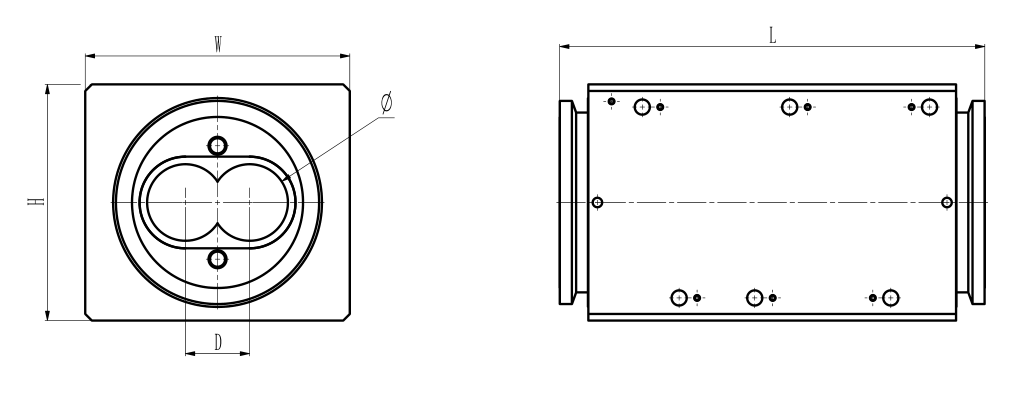 ze twin screw extruder barrel