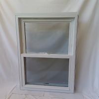 Quality ISO9001 Glazed Tilt UPVC Double Hung Window Customized for sale