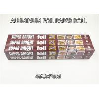 china 45cm 8m 10 Micron Thickness Aluminium Foil Packaging