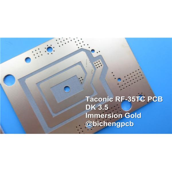 Quality Double Sided Taconic PCB 10mil RF-35TC 0.254mm Ceramic PCB Board For Filters And Couplers for sale