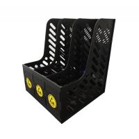 China A4 Size Permanent ESD Safe Magazine File Basket 3 Compartments Drawer Options factory