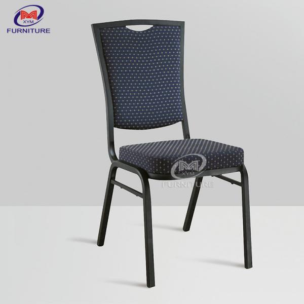Quality Square Back Blue Steel Hotel Banquet Chair ODM for sale