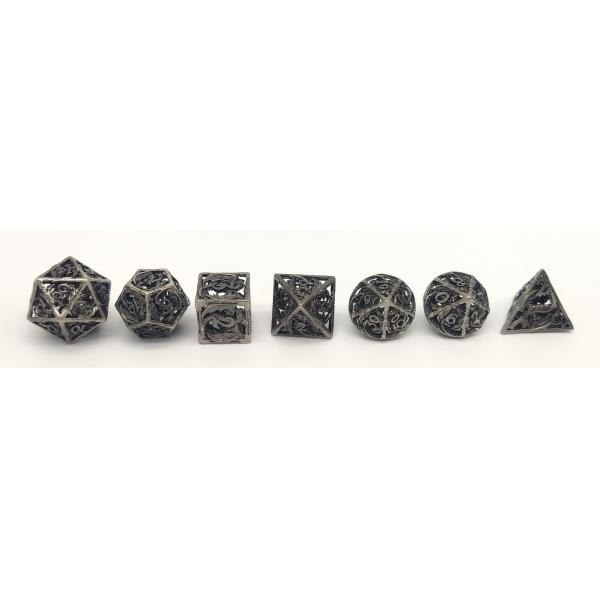 Quality Portable Luxury Resin Polyhedral Dice Polished For Dungeon And Dragon for sale