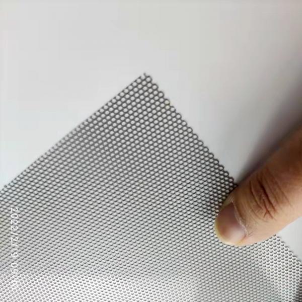 Quality Stainless Steel 304 0.5 Mm Perforated Sheet Micro Round Hole Metal Grill Filter for sale