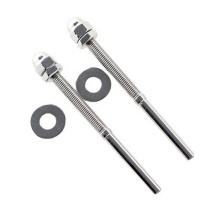 China Polished 316 Stainless Steel Cable Railing Swage Threaded Stud Tension End Fitting Terminal for Handrails for sale