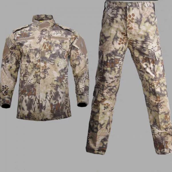 Quality XS-2XL Flame Retardant Military Camo Army Uniform ACU Python Desert Army Uniform for sale