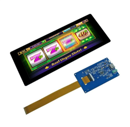 Quality 6.86 Inch Raspberry Pi TFT LCD Display Bar Type RGB 480×1280 Resolution For Slot Machine for sale