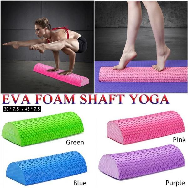 Quality Half Round Foam Roller , Massage Foam Roller  Yoga Pilates Fitness Equipment Balance Pad for sale