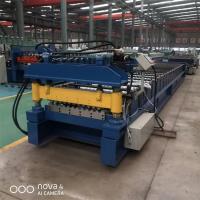 China Color Steel Corrugated Roofing Wall Iron Sheet Making Metal Sheet Roll Forming Machine factory