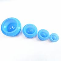 China Anti Cellulite Vacuum Transparent Cupping Cup Silicone Body Massage Therapy Suction Cupping Cup Set 4 Size factory