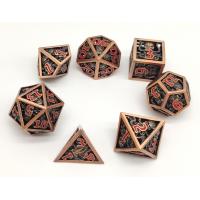 Quality Practical Bulk Custom Polyhedral Dice Set Odorless Manual Grinding for sale