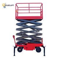 Quality Movable Hydraulic Mobile Scissor Lift Load Capacity 300kg-2000kg for sale