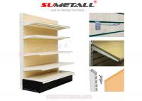 China Medium Duty Retail Store Shelving With MDF Wood Back Infills For Hardwares Store factory