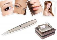 China Gold Metal Shell Semi Permanent Eyebrows Makeup Machine Touch Screen With Pedal factory