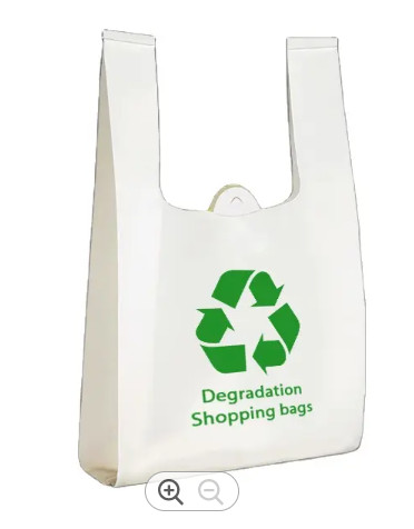 Quality Tint Plastic Biodegradable Shopping Bag Compostable Earth Friendly for sale