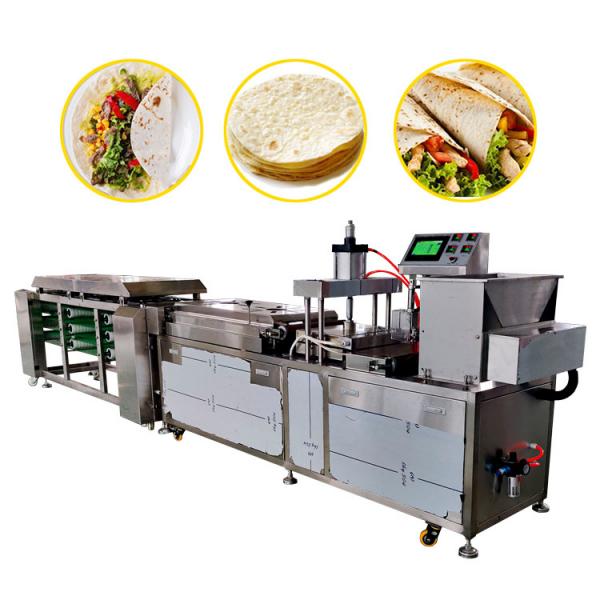 Quality SS304 1500pcs/h Automatic Pita Bread Production Line for sale
