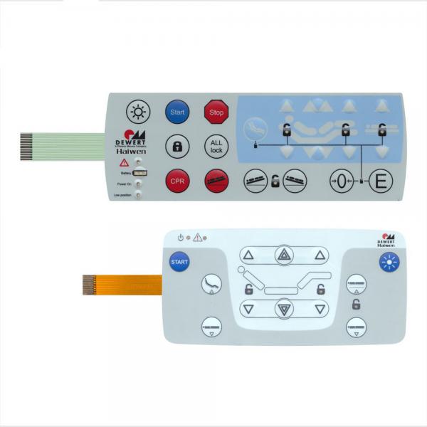 Quality OEM FPC Membrane Switch Water Resistance Computer Keyboard Membrane Switch for sale