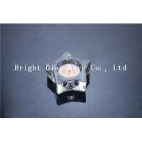China Hot selling crystal glass candle holder with cheap price factory