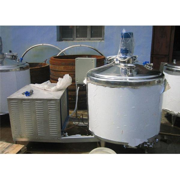 Quality Vertical Horizontal Milk Cooling Tank 500L Stainless Steel Material Easy Operate for sale