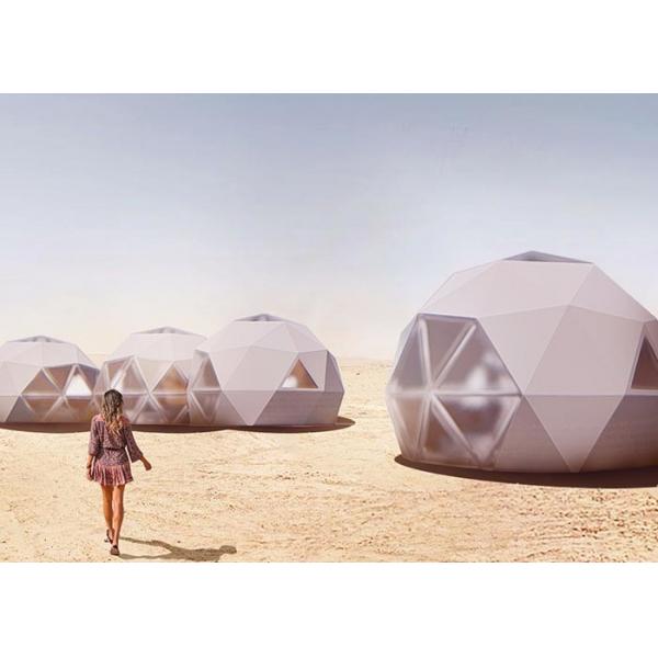 Quality ​Light Steel Frame Movable Cabin Hotel Prefab Geodesic Dome House Dome Kits Deepblue Smarthousing for sale